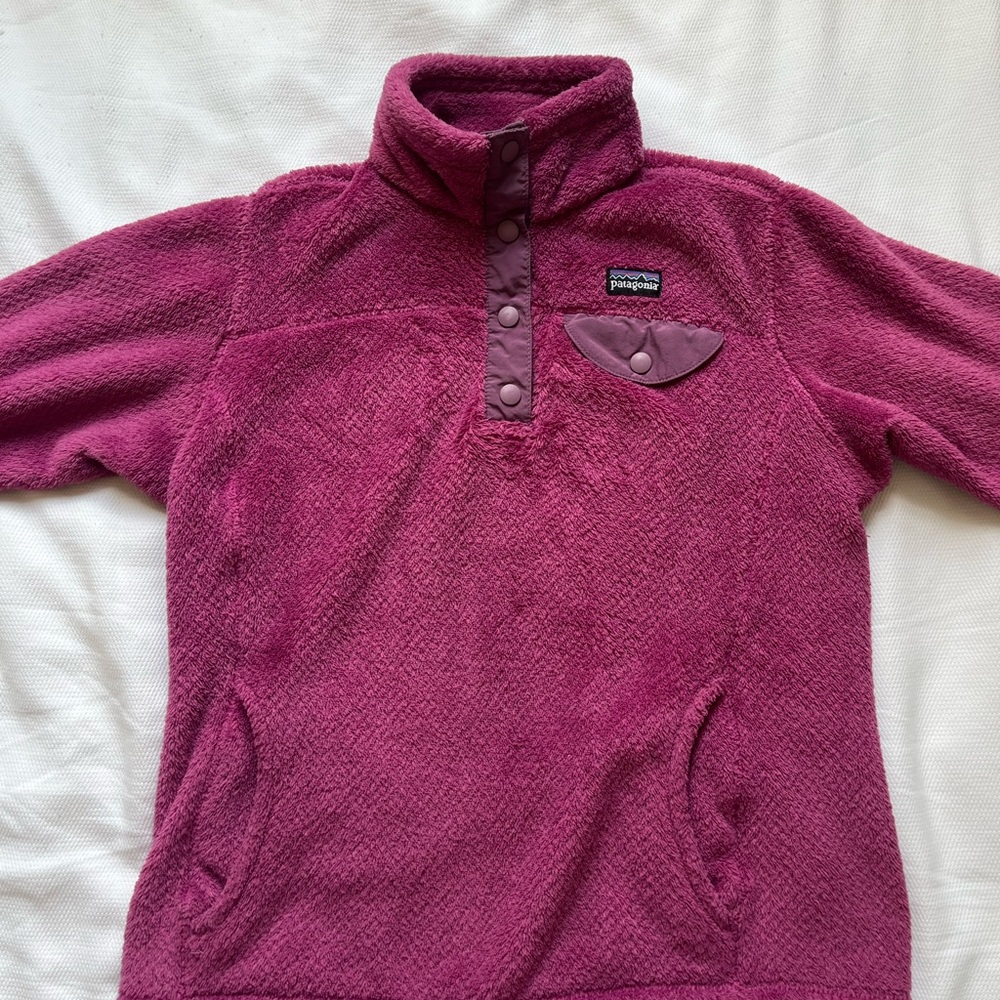 Vintage Girls’ purple Patagonia fleece